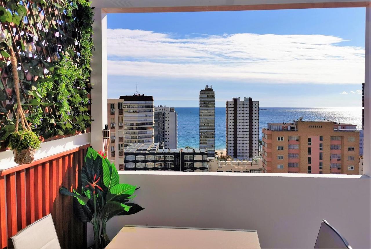 Penthouse Cervantes Sea View Benidorm Exterior photo