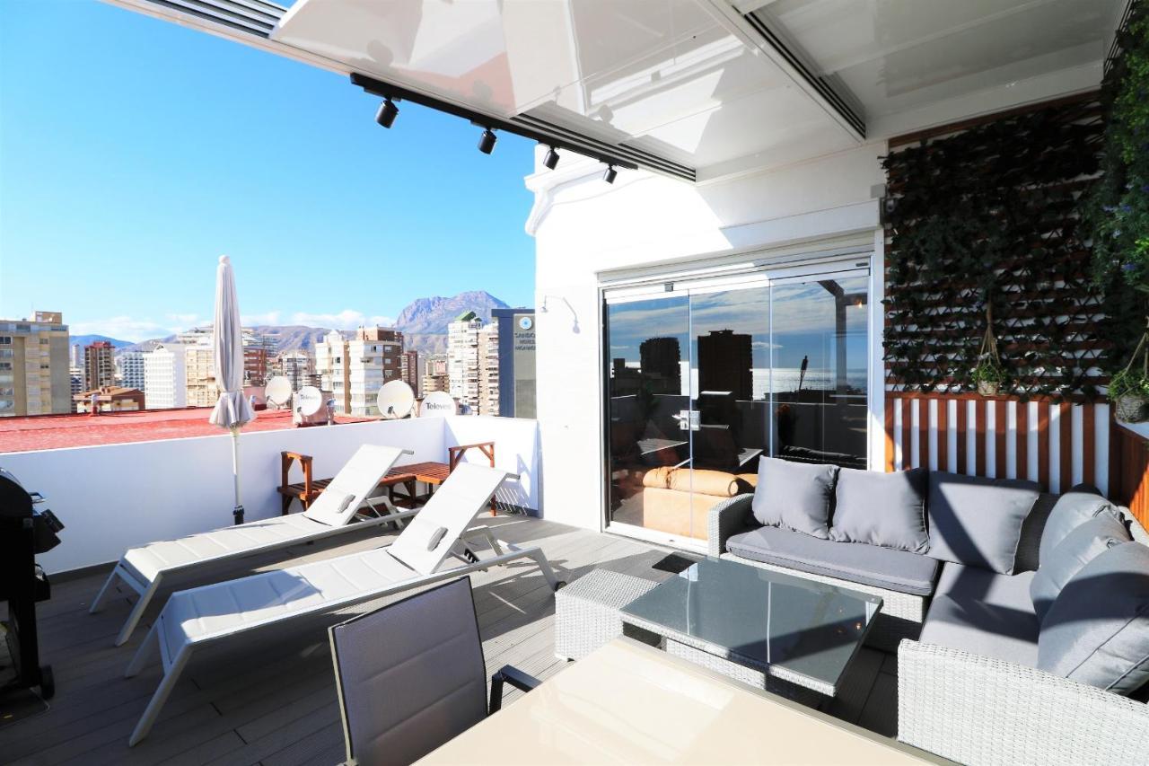 Penthouse Cervantes Sea View Benidorm Exterior photo