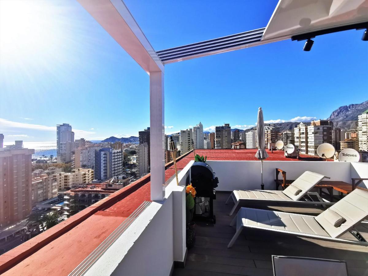 Penthouse Cervantes Sea View Benidorm Exterior photo