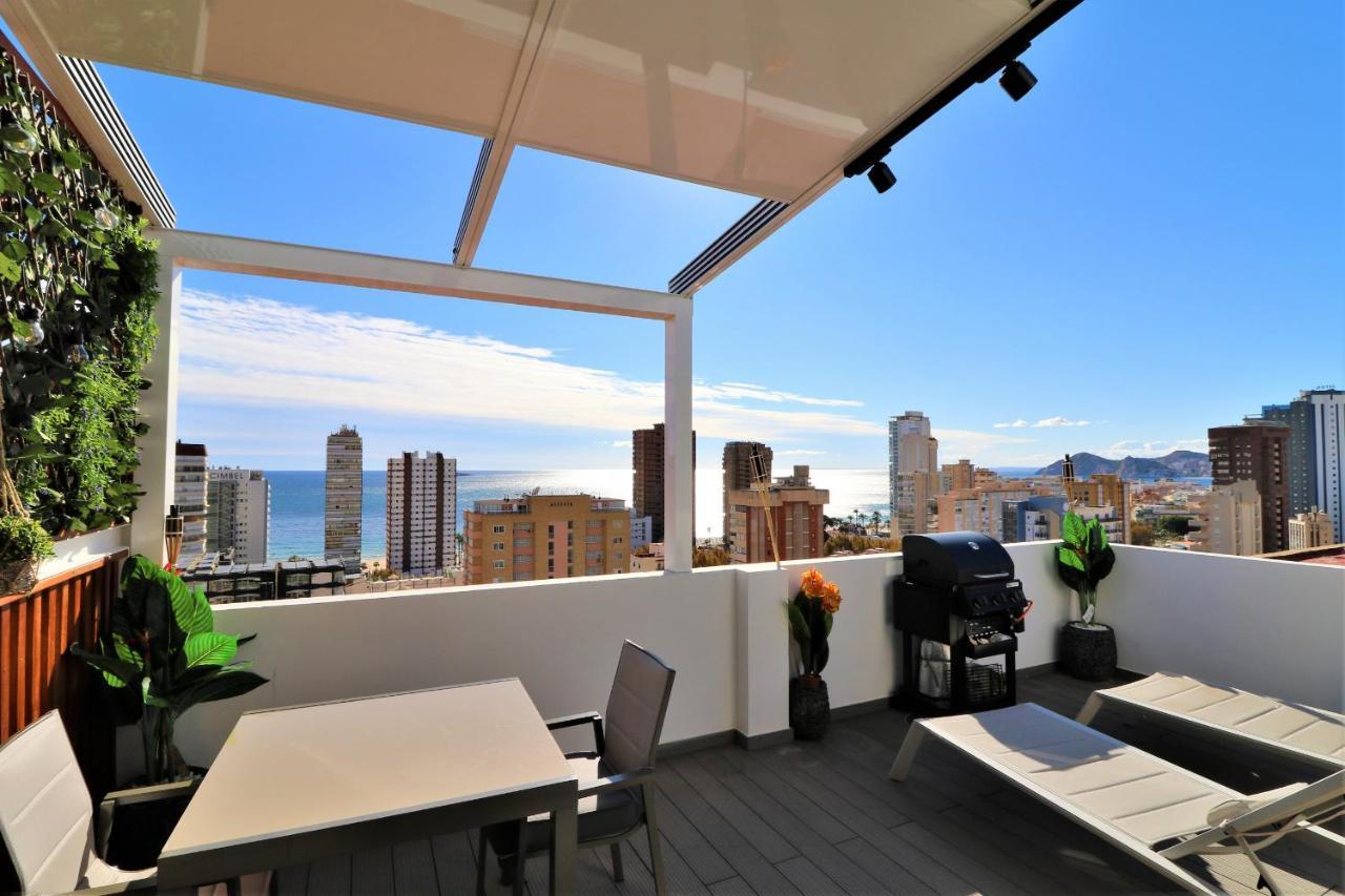 Penthouse Cervantes Sea View Benidorm Exterior photo