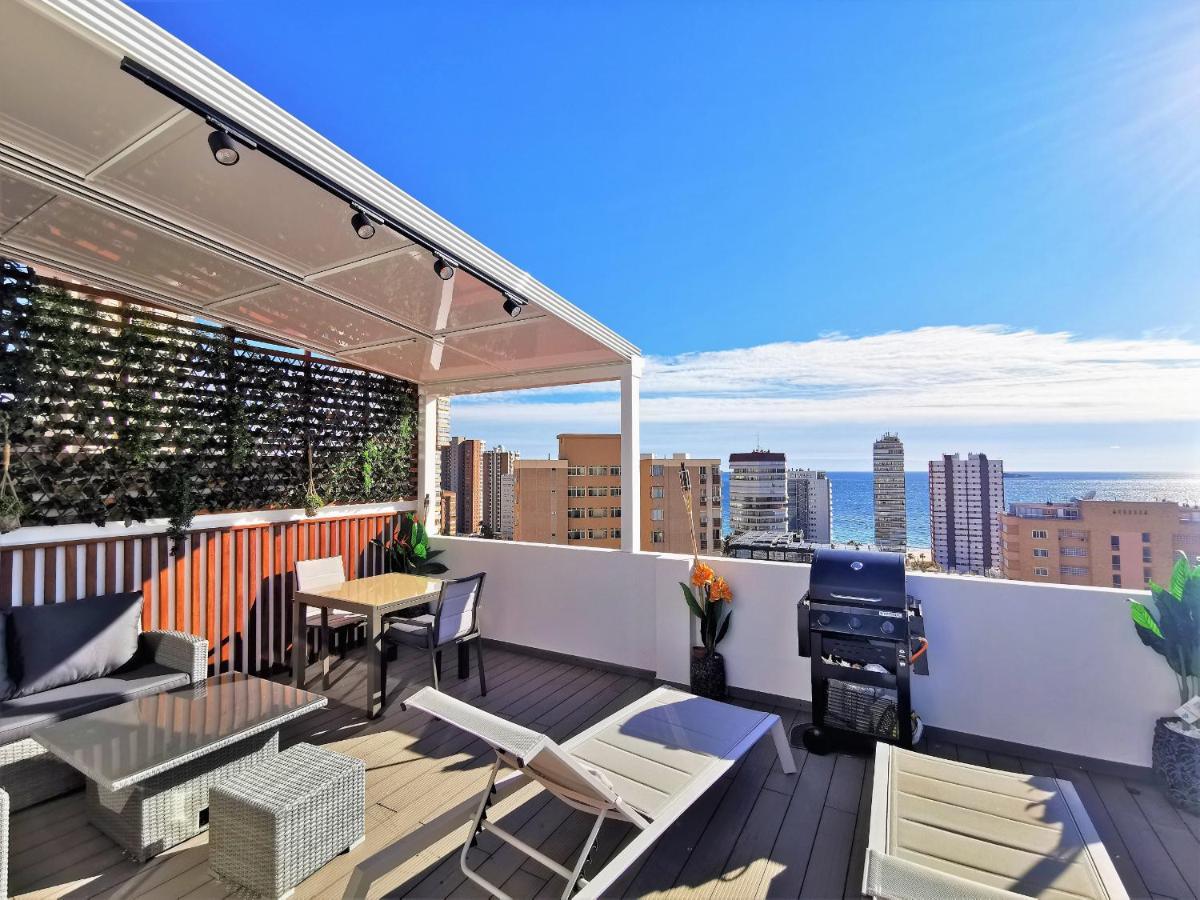 Penthouse Cervantes Sea View Benidorm Exterior photo